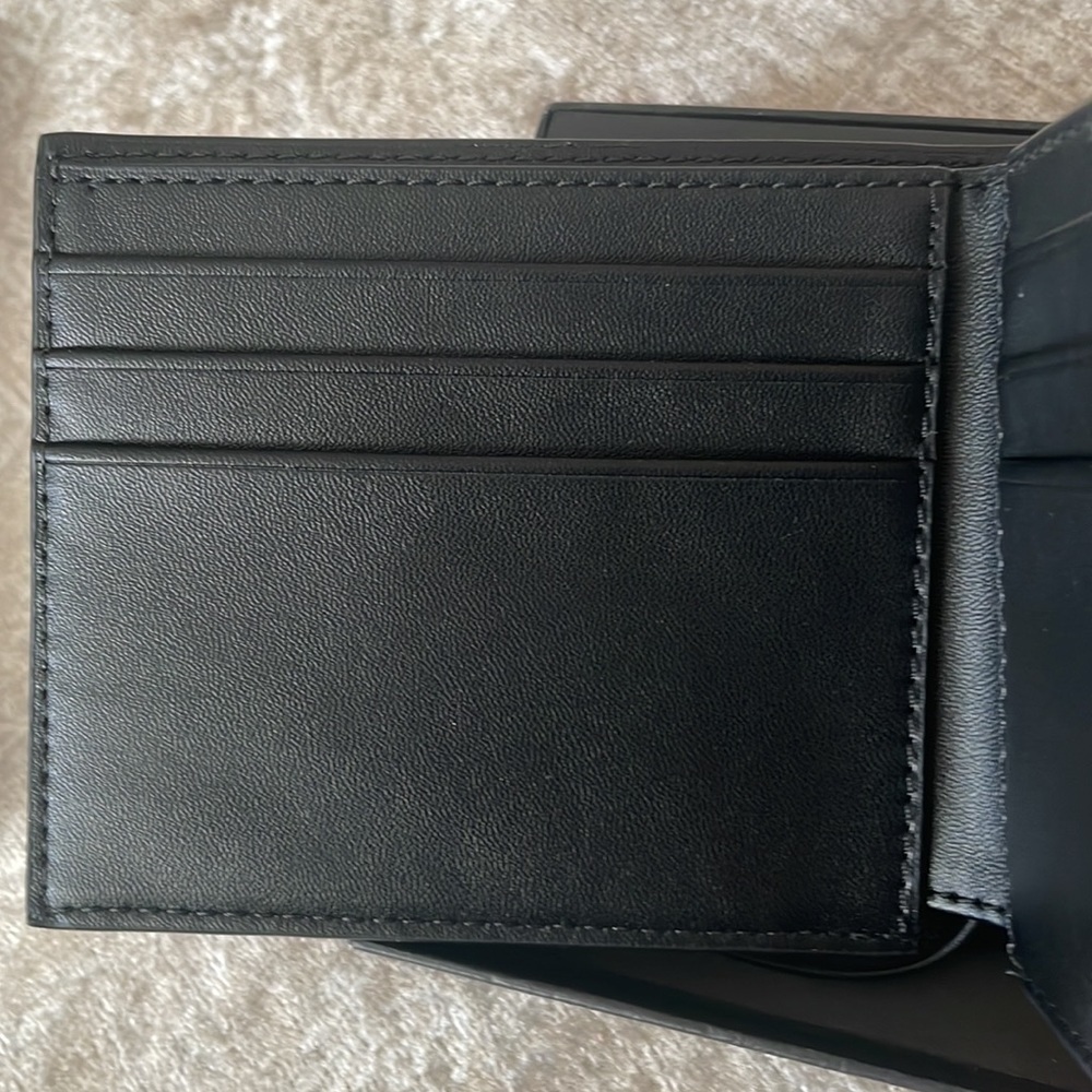 Brand New Michael Kors Jet Set Men’s Slim Billfold Brown & Black Logo Wallet - Picture 10 of 15